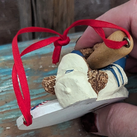 Kurt S Adler Baseball Bear Ornament - Picture 6 of 8